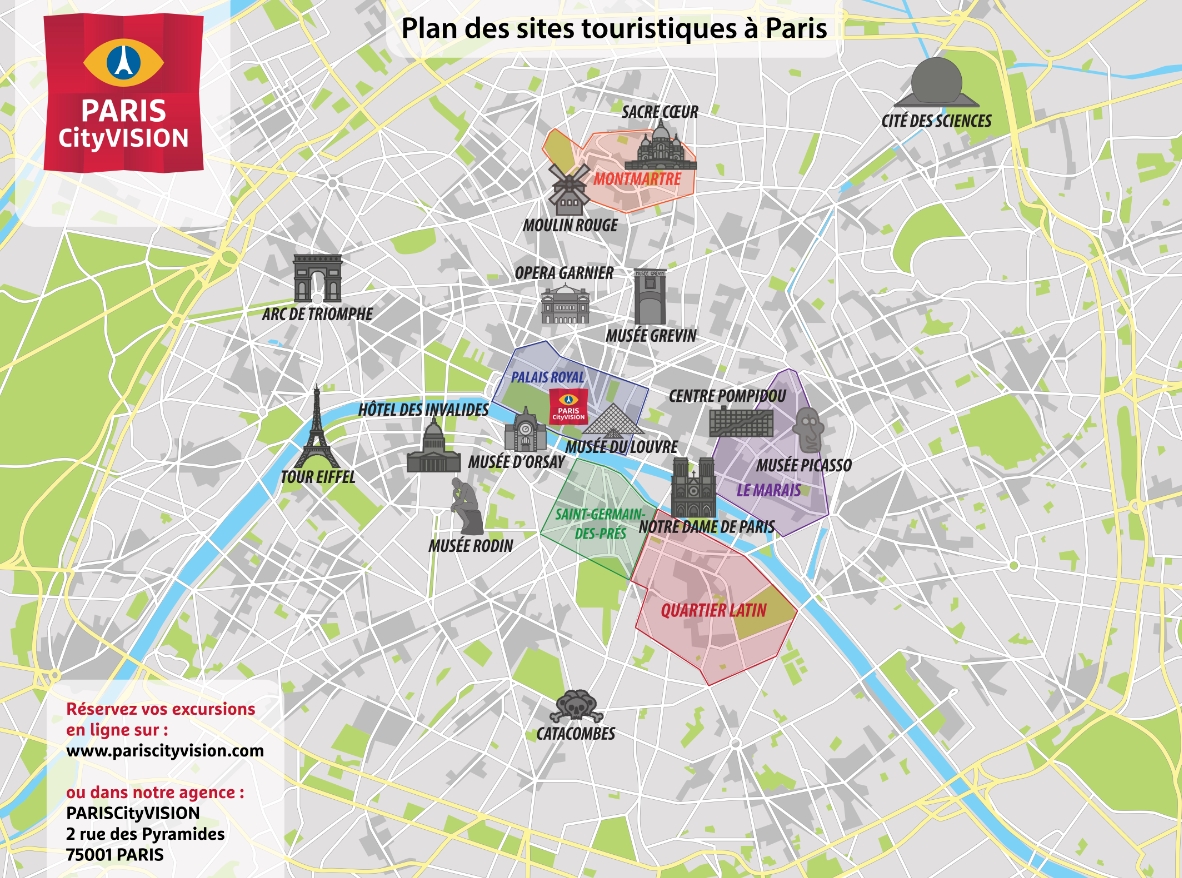 Plan de la ville de Paris